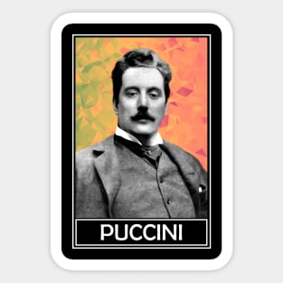 Giacomo Puccini Sticker